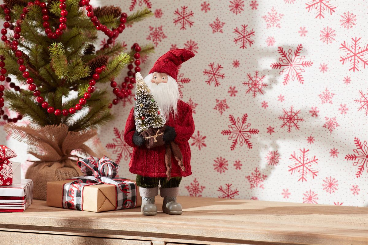 Standing Santa Decor 15"H