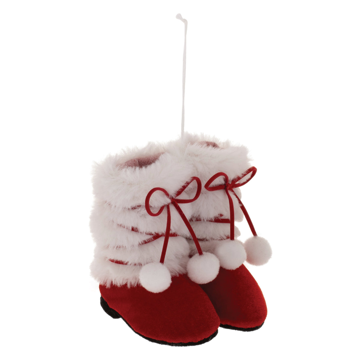 Festive Snow Shoe Ornament (Set of 4)