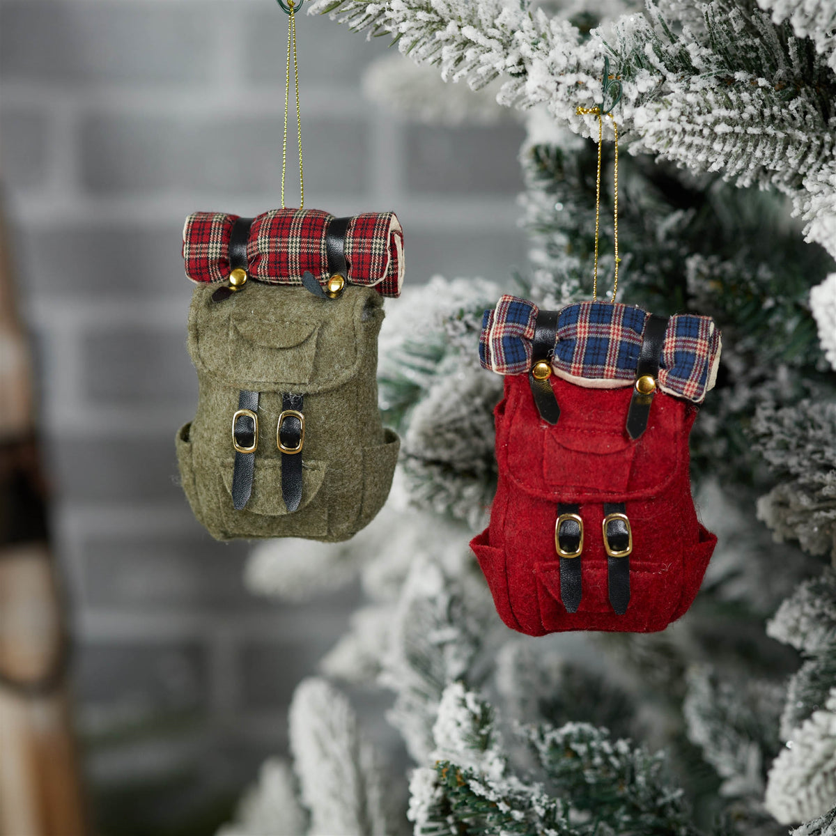 Hiking Backpack Ornament (Set of 12)